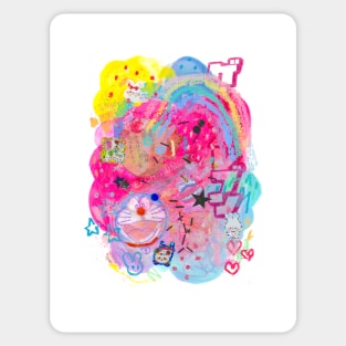 peach candy Sticker